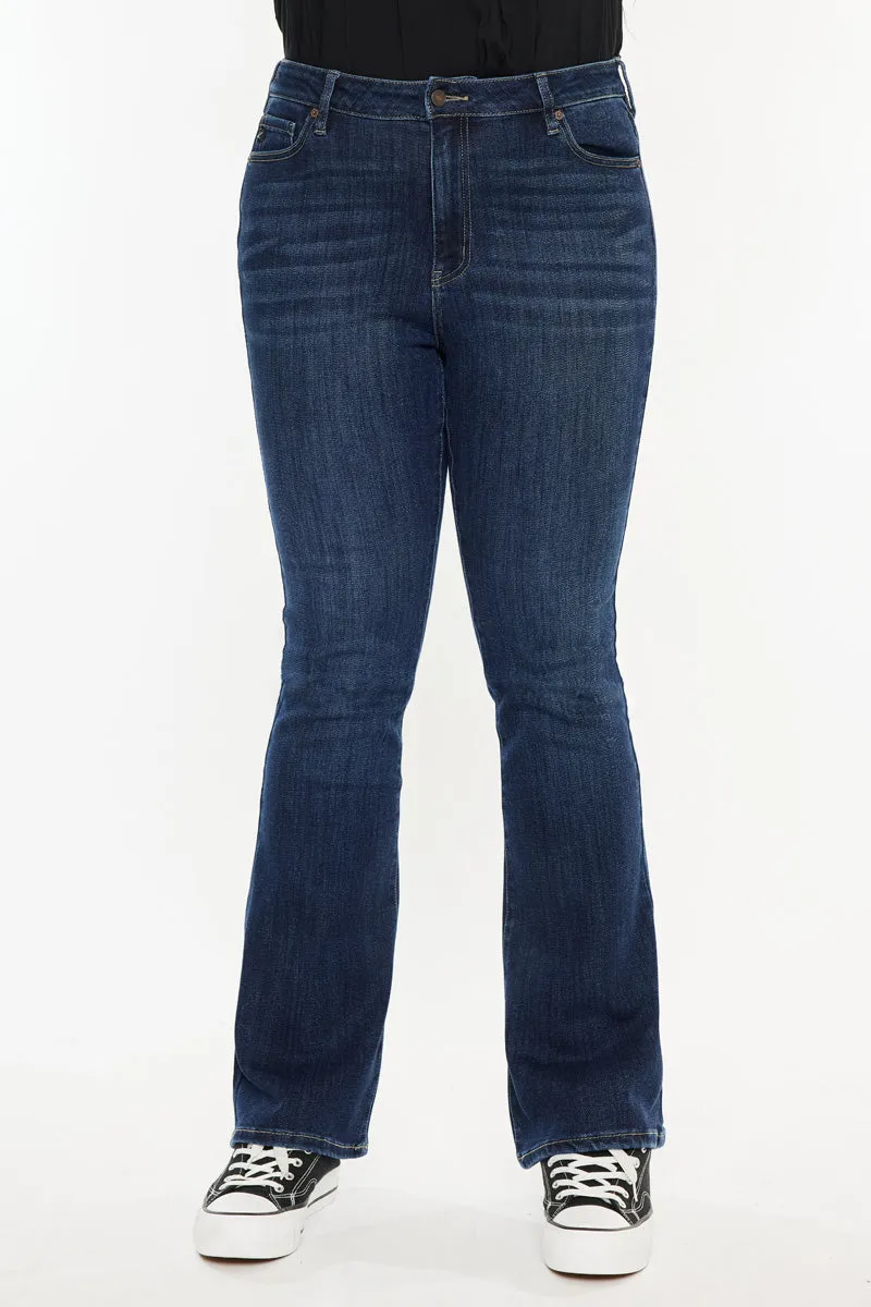 Mikali High Rise Bootcut Jeans (Plus Size)