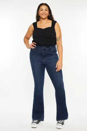 Mikali High Rise Bootcut Jeans (Plus Size)