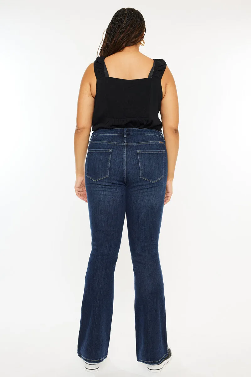Mikali High Rise Bootcut Jeans (Plus Size)
