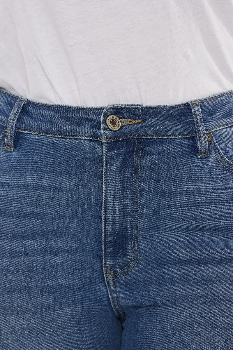 Mikali High Rise Bootcut Jeans (Plus Size)