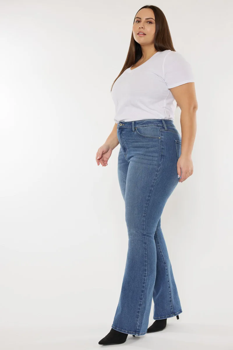 Mikali High Rise Bootcut Jeans (Plus Size)
