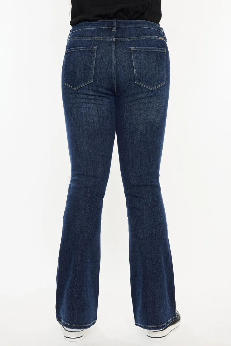 Mikali High Rise Bootcut Jeans (Plus Size)