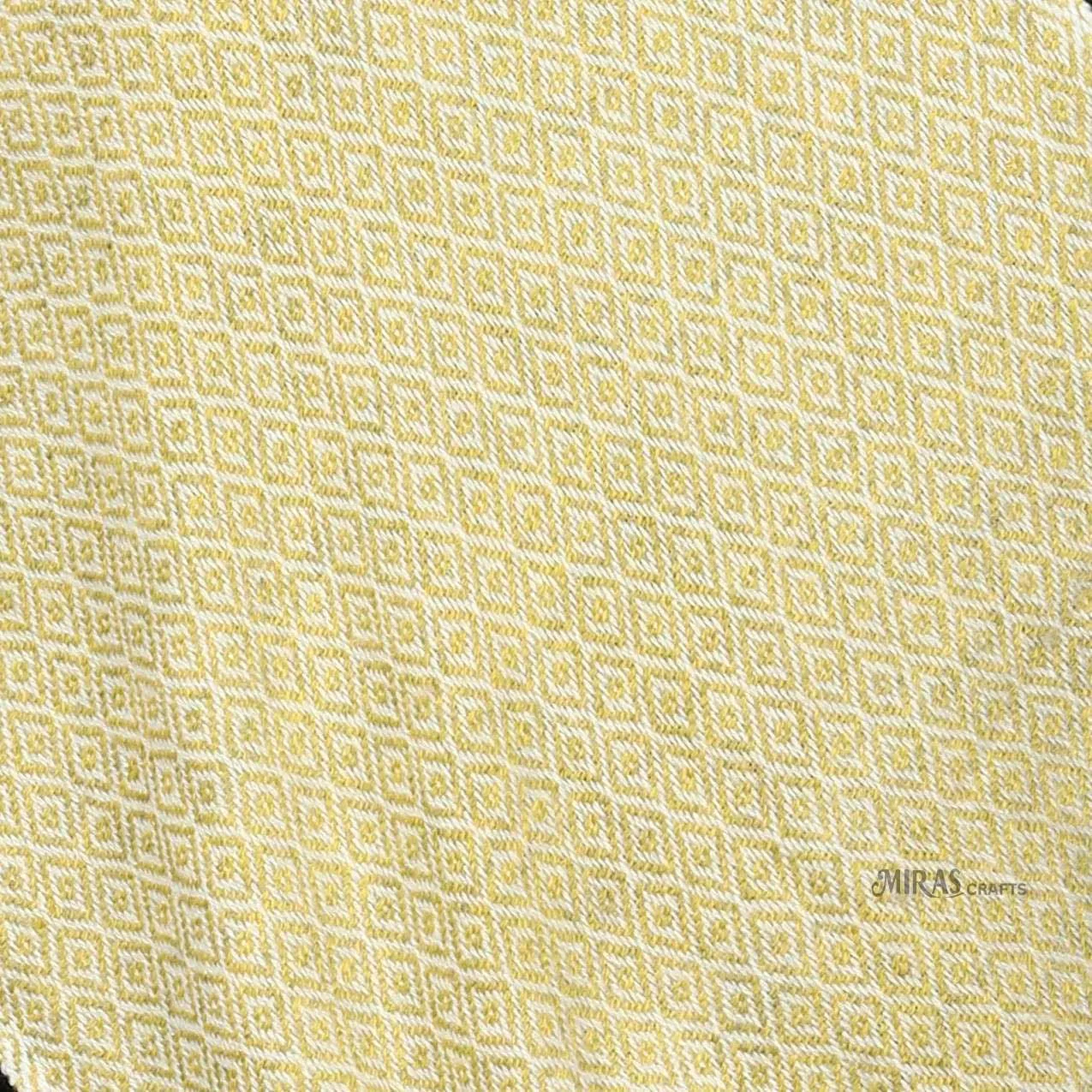 Miras Crafts Pashmina Mufflers Chasme Bulbul  cream