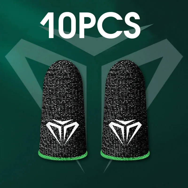 Mobile Game Fingertip Gloves, Sweatproof Anti-Slip Touchscreen Finger Sleeves Breathable Finger Covers