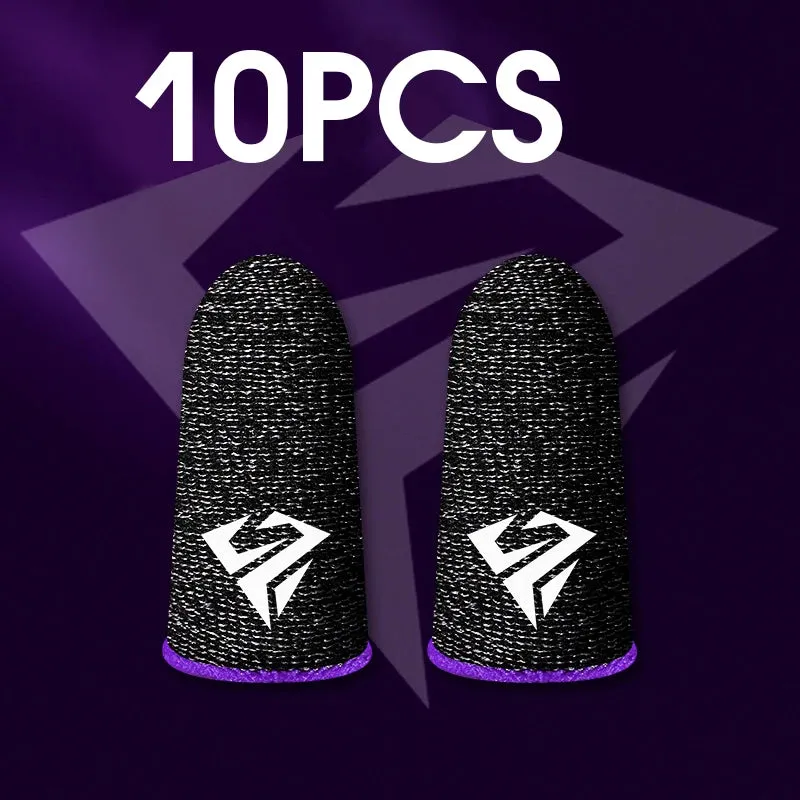 Mobile Game Fingertip Gloves, Sweatproof Anti-Slip Touchscreen Finger Sleeves Breathable Finger Covers