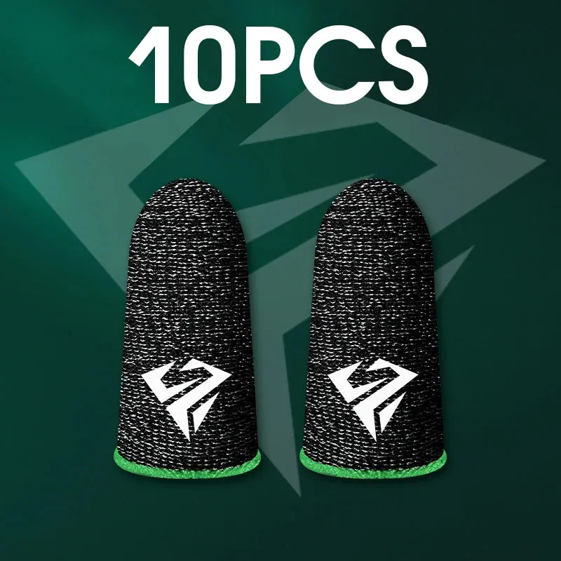 Mobile Game Fingertip Gloves, Sweatproof Anti-Slip Touchscreen Finger Sleeves Breathable Finger Covers