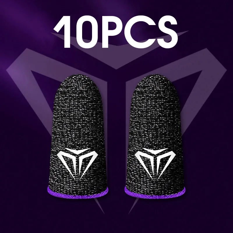 Mobile Game Fingertip Gloves, Sweatproof Anti-Slip Touchscreen Finger Sleeves Breathable Finger Covers