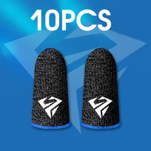Mobile Game Fingertip Gloves, Sweatproof Anti-Slip Touchscreen Finger Sleeves Breathable Finger Covers