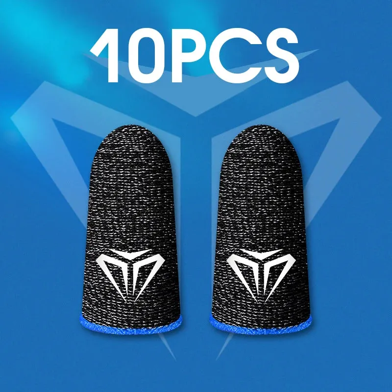 Mobile Game Fingertip Gloves, Sweatproof Anti-Slip Touchscreen Finger Sleeves Breathable Finger Covers