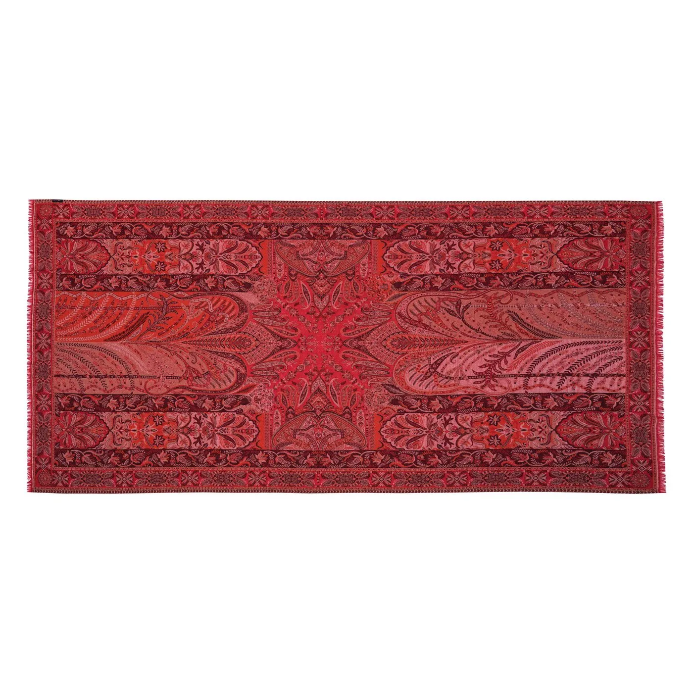 Mughal Decore Woolen Woven Shawl
