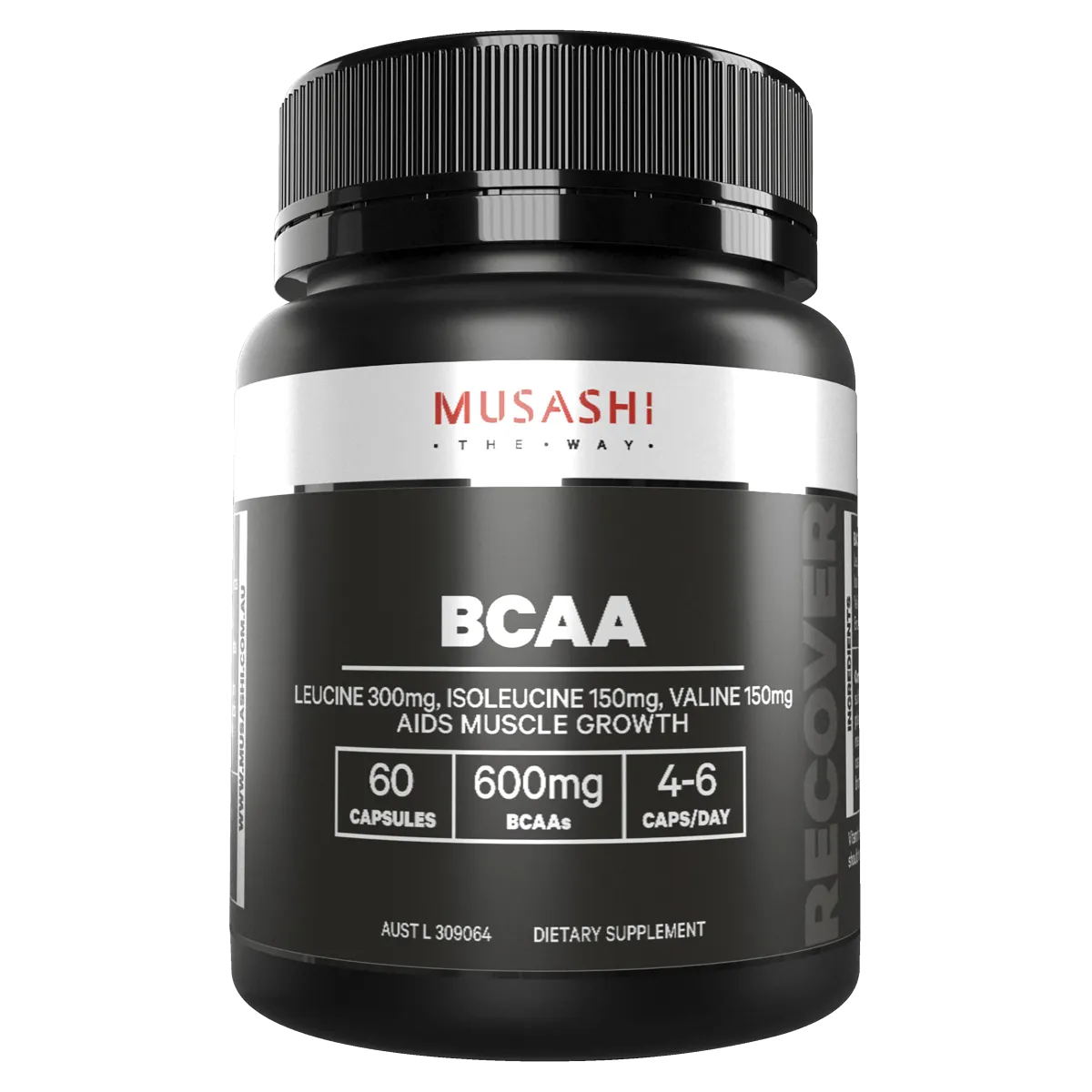 Musashi Muscle Recovery BCAA 60 Capsules