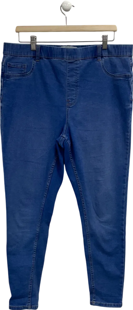 New Look Blue Emilee Jeggings UK 18
