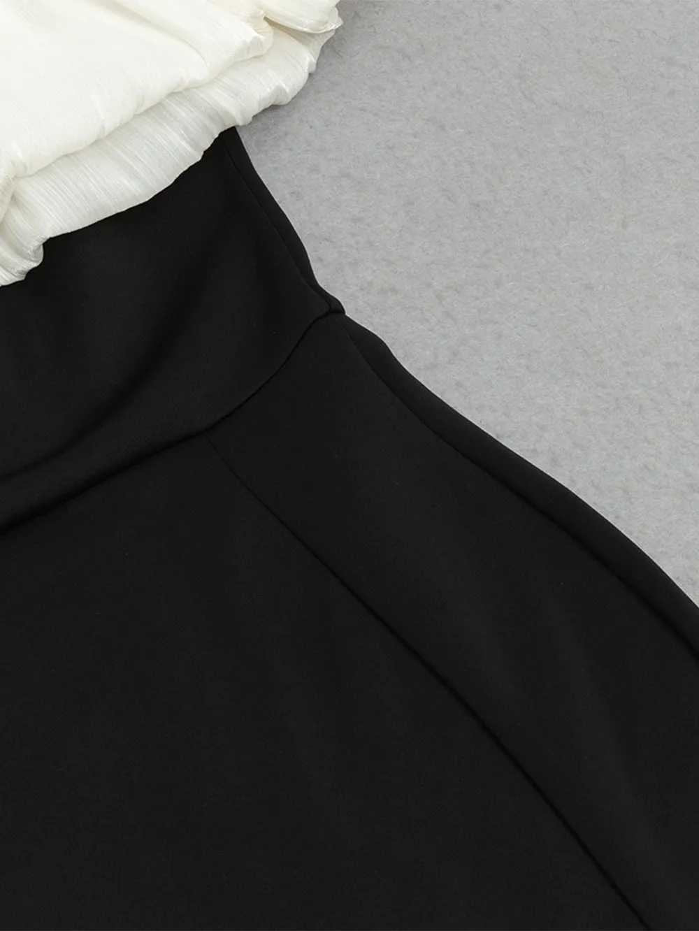 Off Shoulder Pearl Chain Maxi Bodycon Dress HB10093