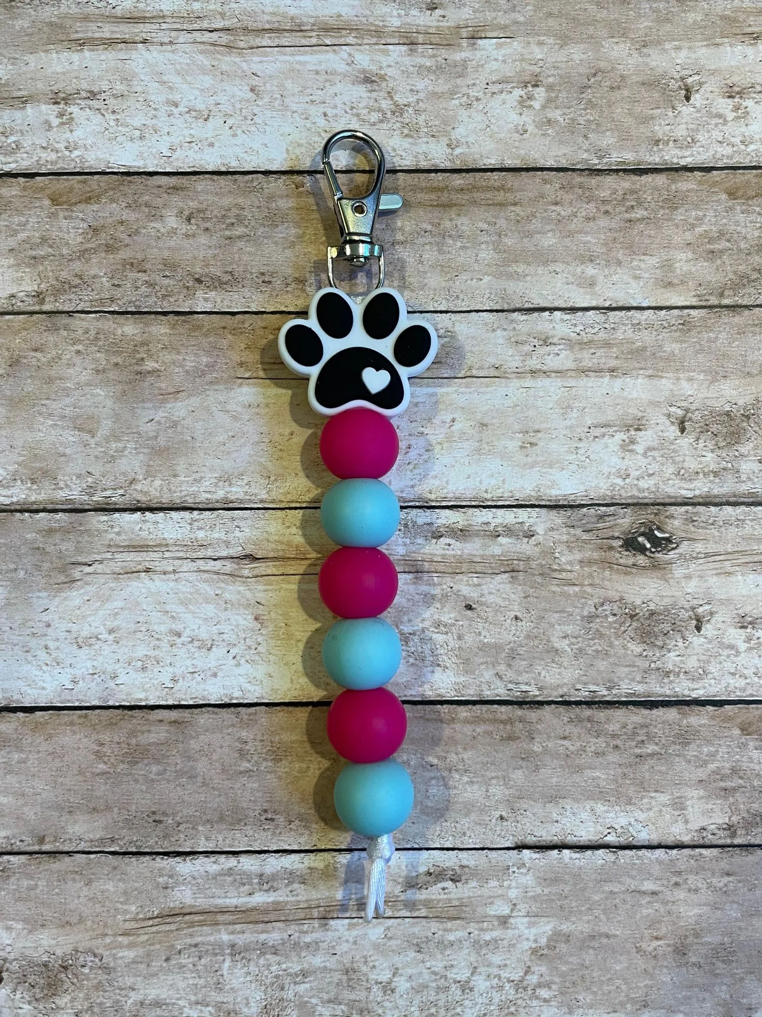 Paw Print Keychain