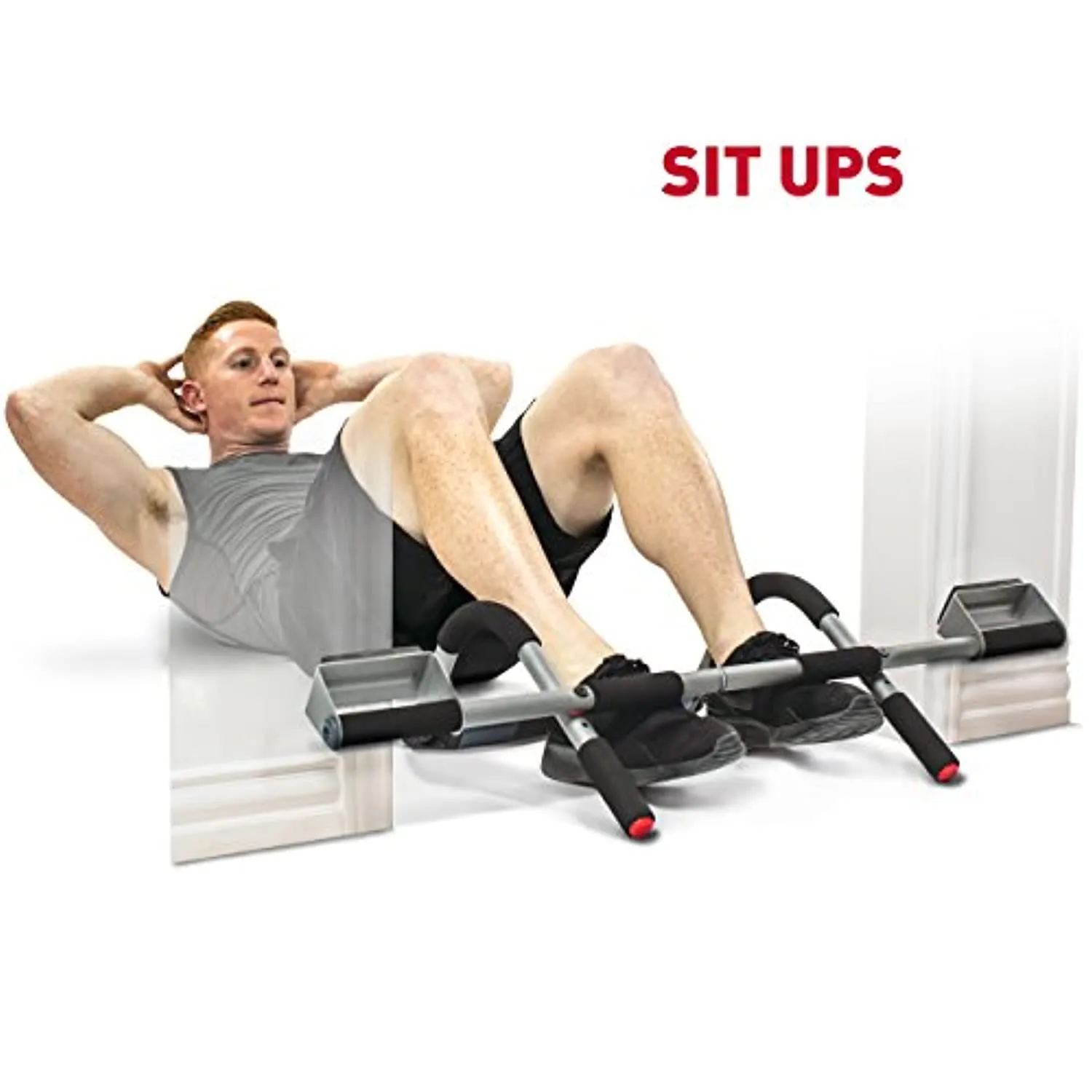 Perfect Fitness Multi-Gym Doorway Pull Up Bar and Portable Gym System