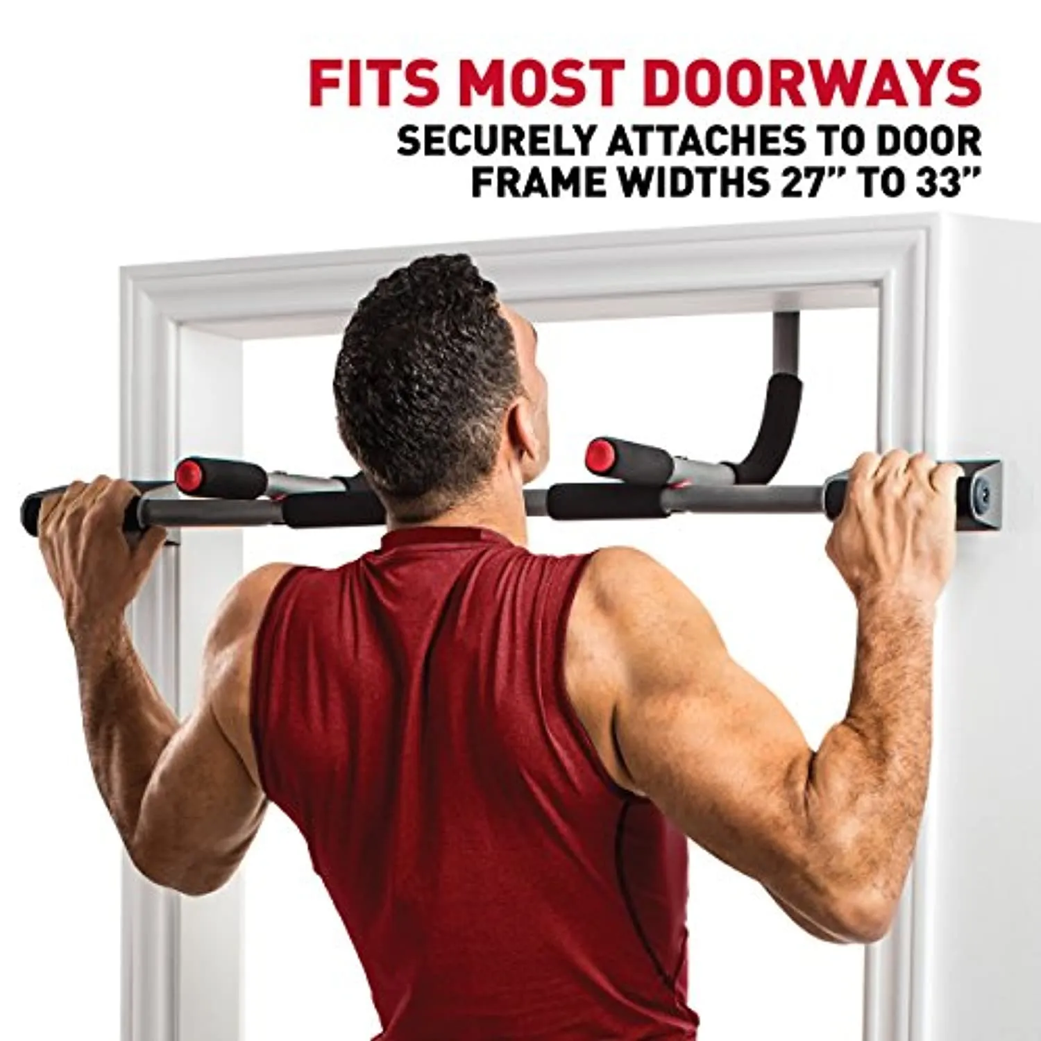 Perfect Fitness Multi-Gym Doorway Pull Up Bar and Portable Gym System
