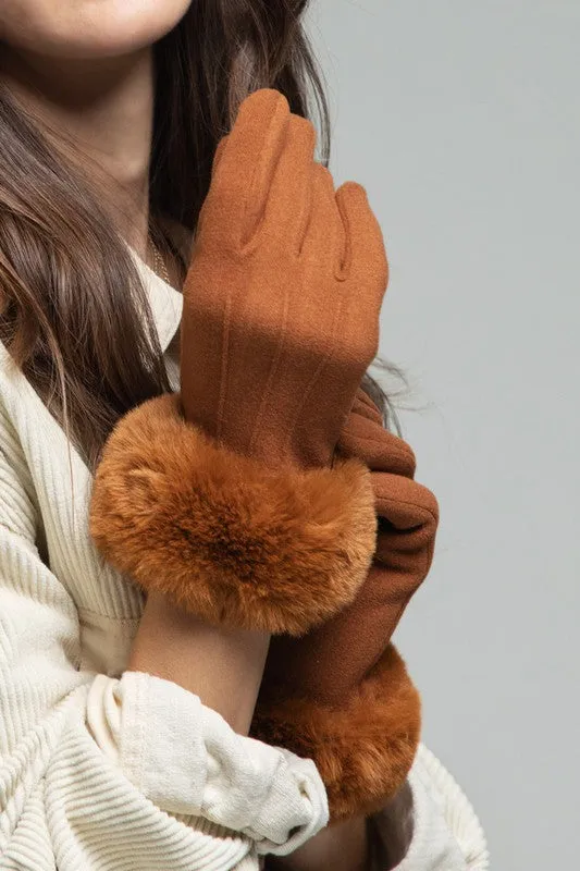 Pin Tuck Gloves-FINAL SALE