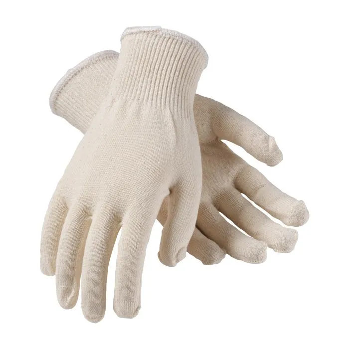 PIP 35-C2113 13-Gauge Light Weight Seamless Knit Cotton/Polyester Glove, Natural, Pair of 12