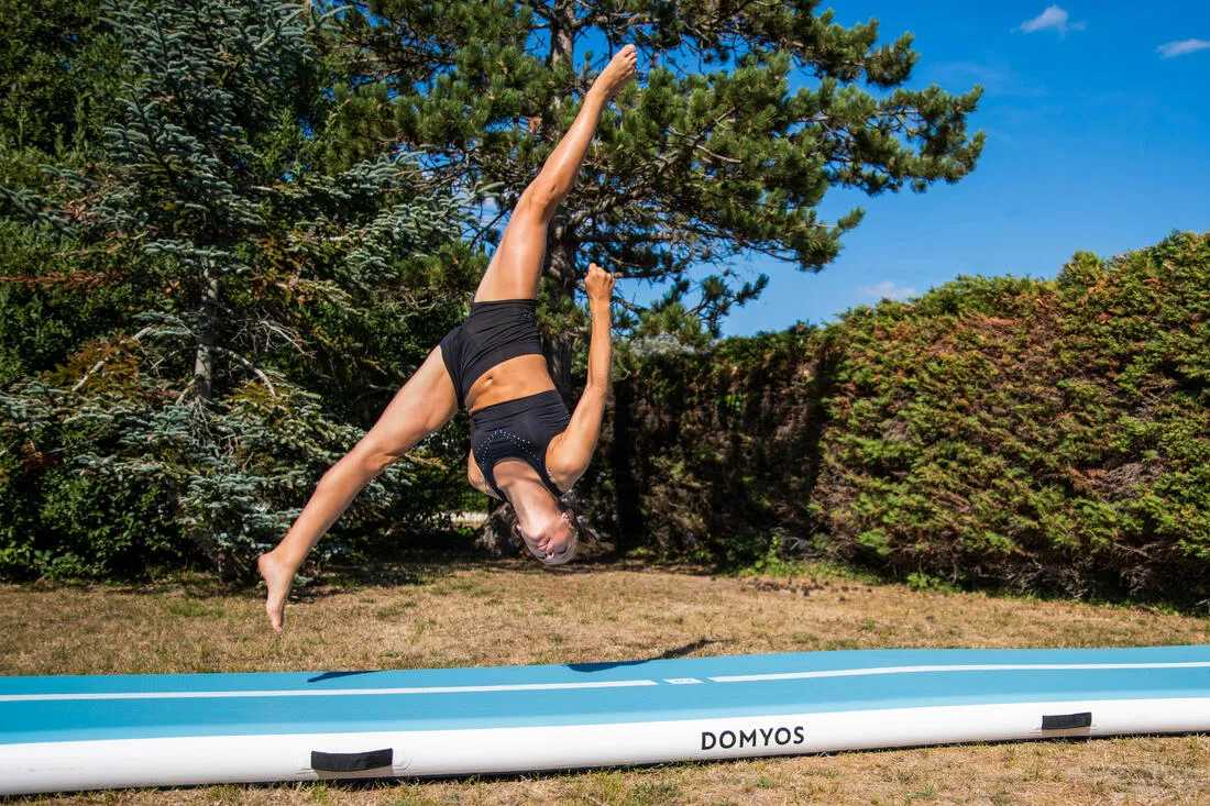Piste de tumbling gym 6m - bleue