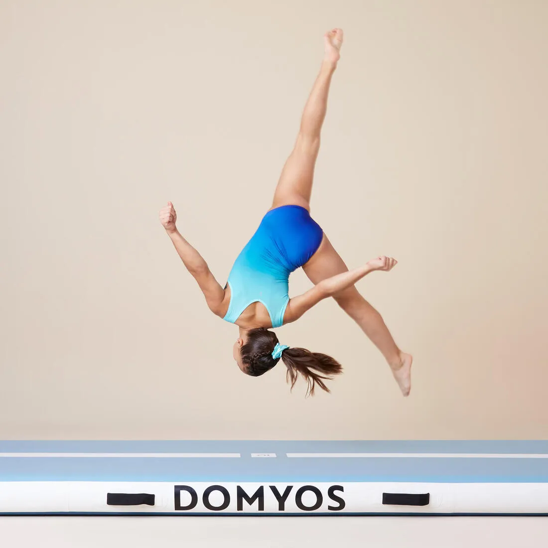Piste de tumbling gym 6m - bleue