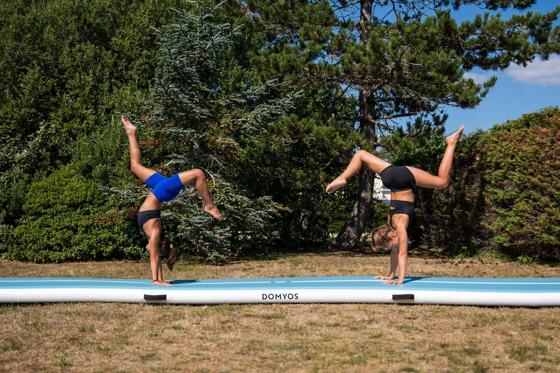 Piste de tumbling gym 6m - bleue