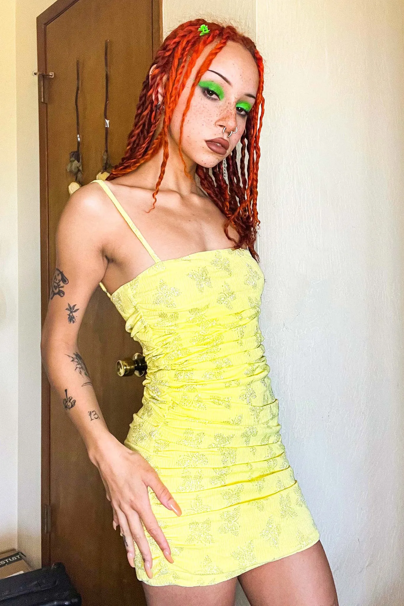 Pixie Rhinestone Mini Dress