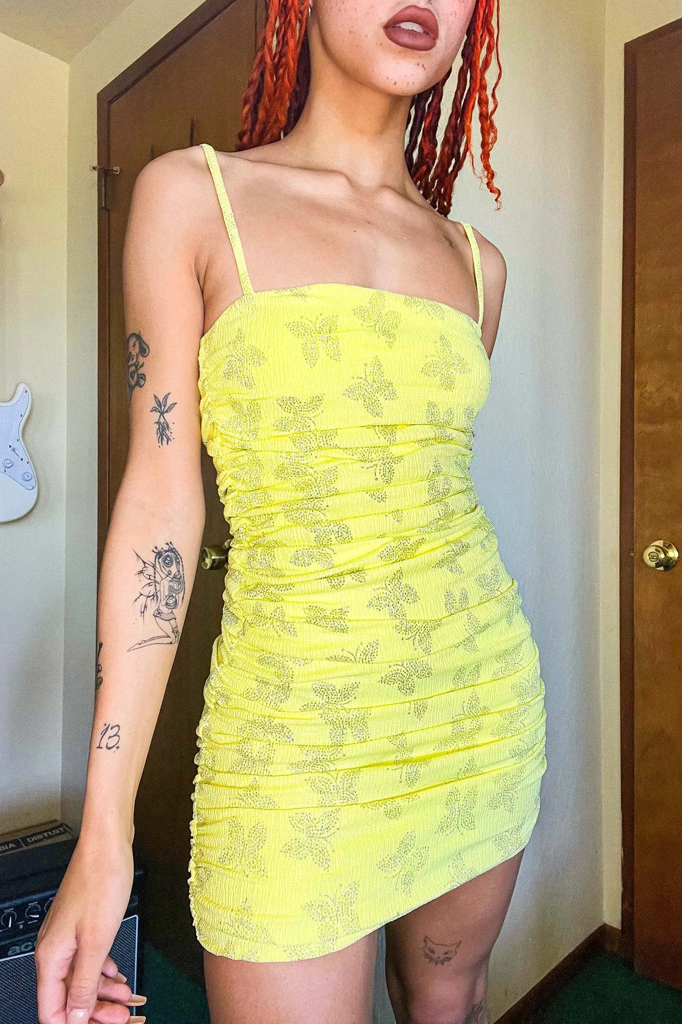 Pixie Rhinestone Mini Dress