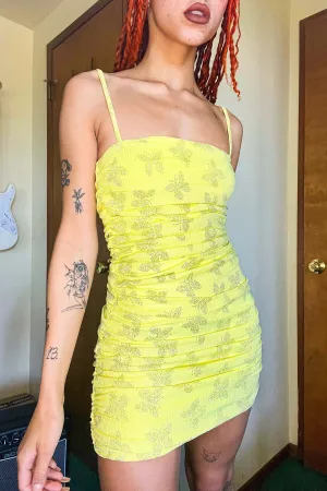 Pixie Rhinestone Mini Dress
