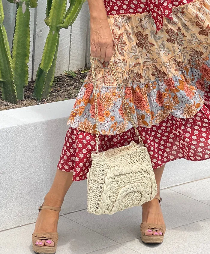 Plait Detail Crochet Bag