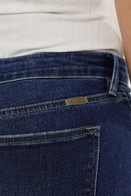 Plus Mid Rise Flare Jeans