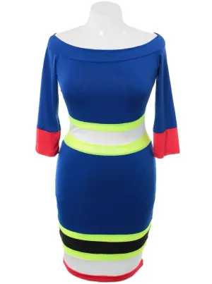 Plus Size Coquette Girl Blue Dress