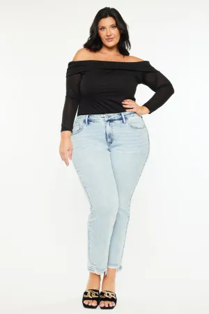 Primm Mid Rise Crop Straight (Plus Size)
