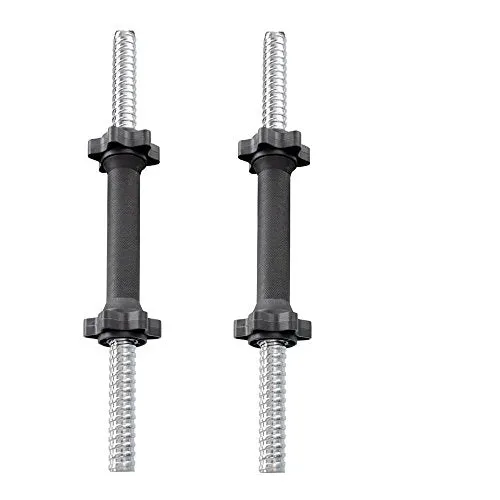 Protoner Home Gym 20 kgs, 2 kg x 4 Plates 3 kg x 4 Plates, 1 x 3 feet bar,2 x Dumbbell rods