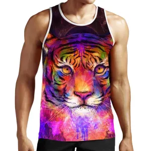 Psychedelic Tiger Tank Top