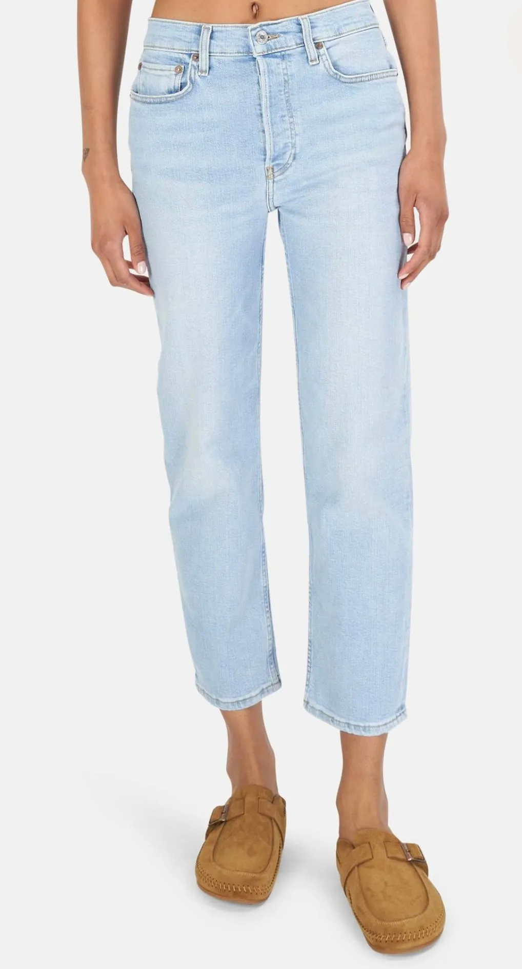RE/DONE size 25 70s Stove Pipe Jeans - River Fade