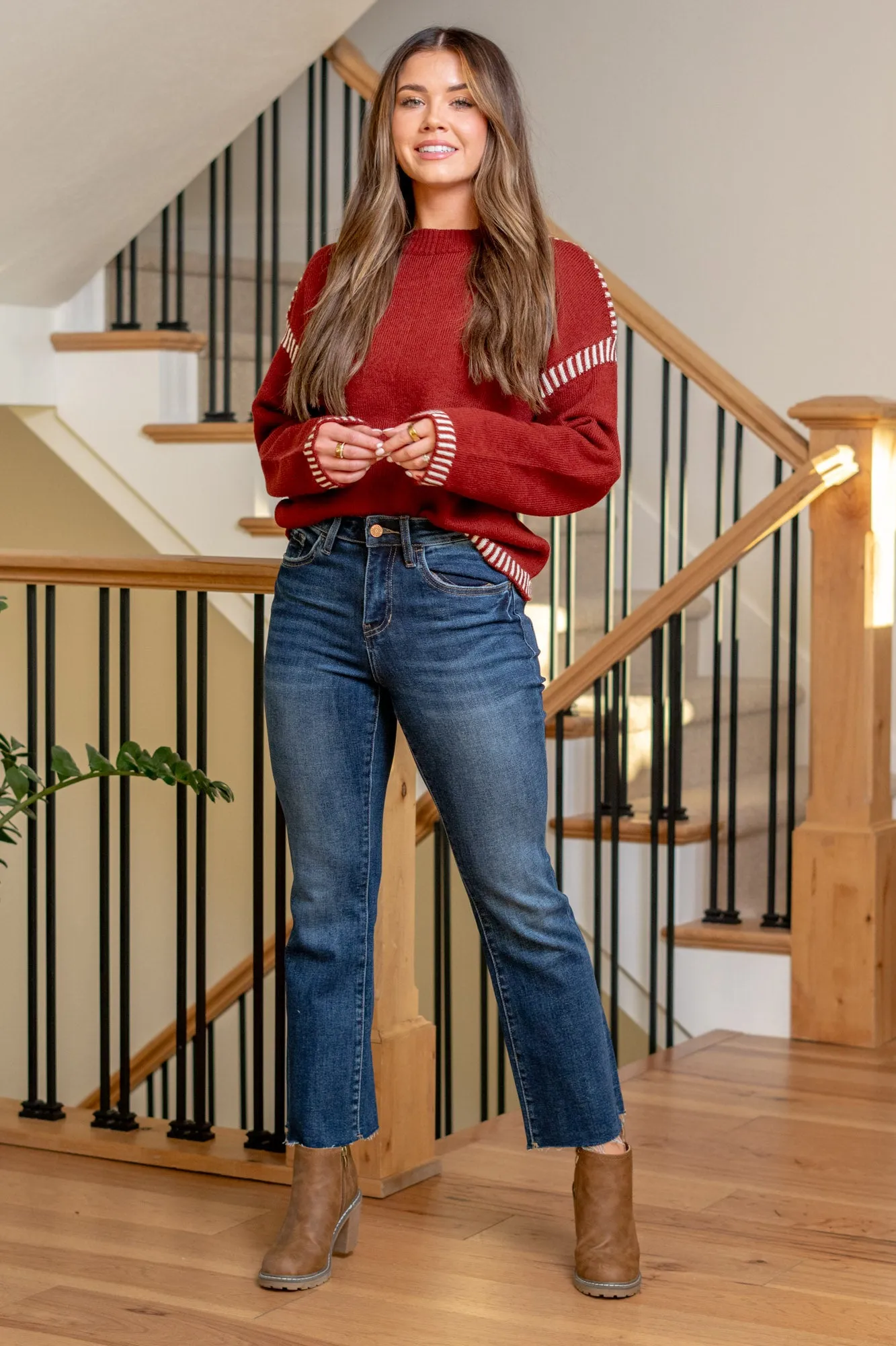 Regard High Rise Cropped Flare Regular & Plus Sizes