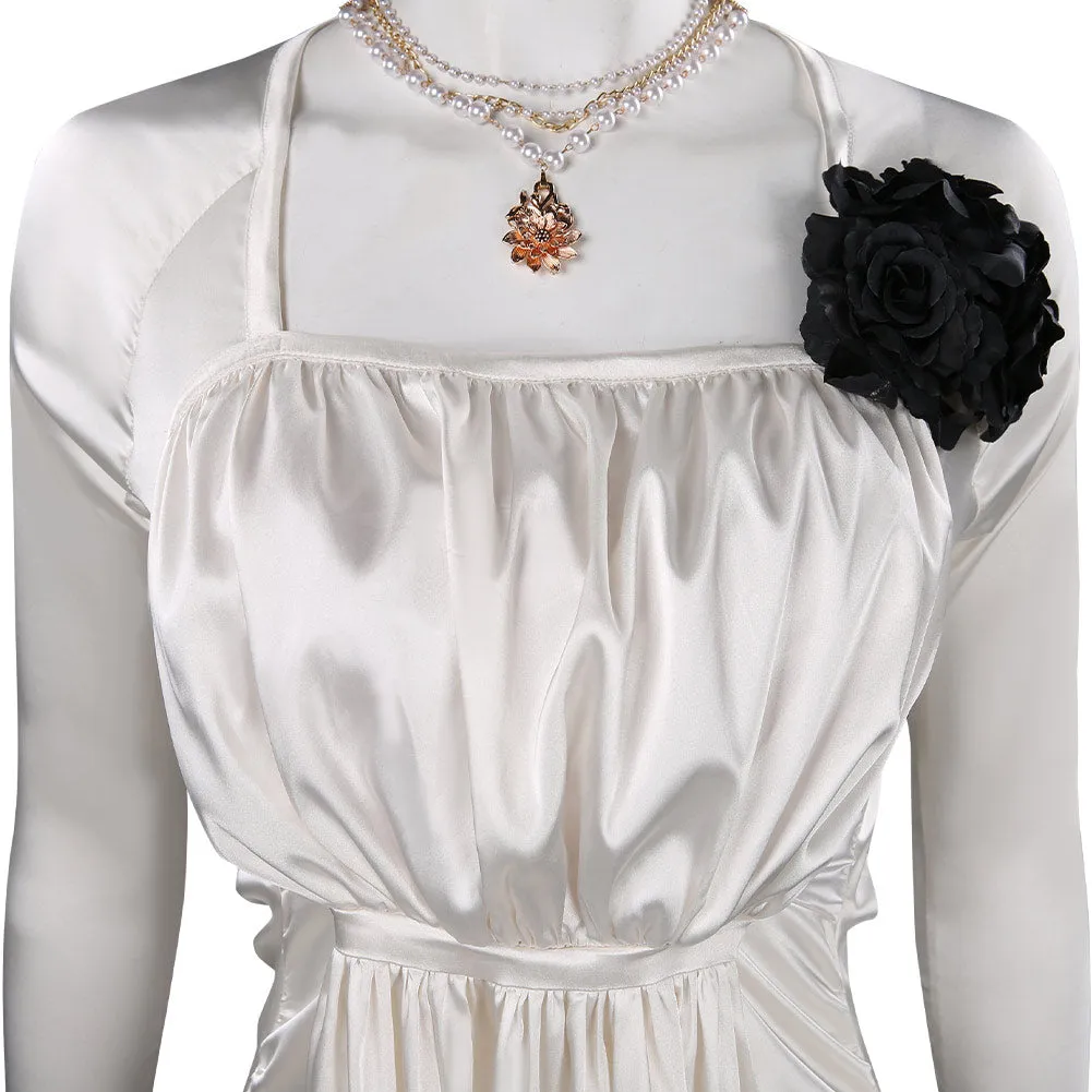 Resident Evil Village Alcina Dimitrescu Cosplay Costume Outfits Halloween Carnival Suit