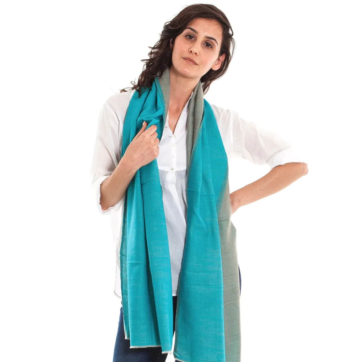 Reversible Wool Stole