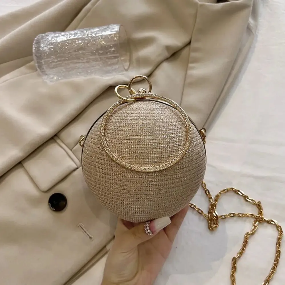 Rhinestone Evening Banquet Bag Mini Glitter Large Capacity Ladies Clutch Bag Shoulder Bag Crossbody Bag Ball Party Handbag