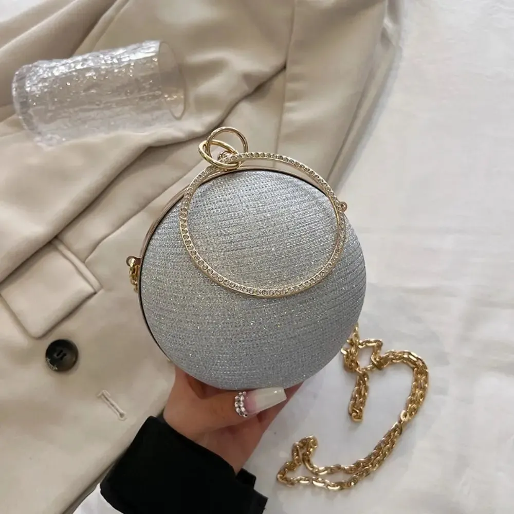 Rhinestone Evening Banquet Bag Mini Glitter Large Capacity Ladies Clutch Bag Shoulder Bag Crossbody Bag Ball Party Handbag