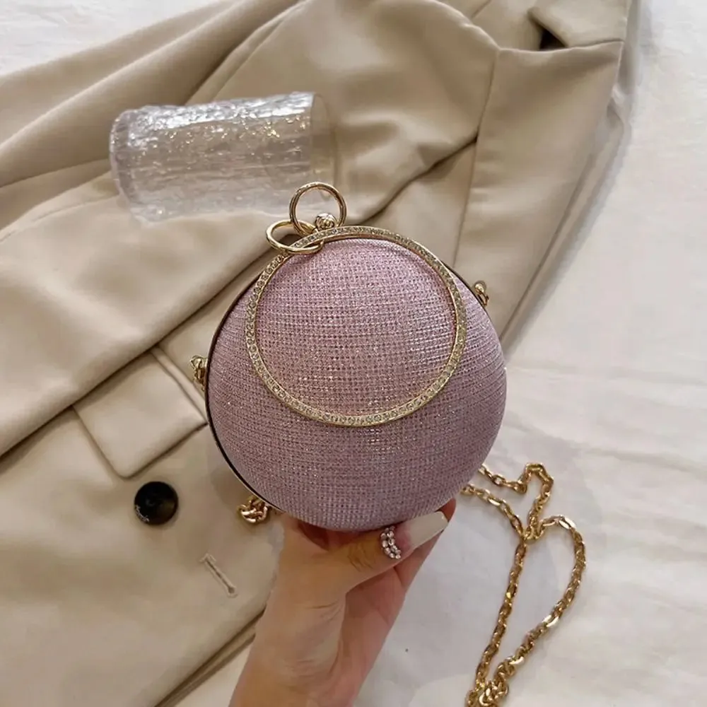 Rhinestone Evening Banquet Bag Mini Glitter Large Capacity Ladies Clutch Bag Shoulder Bag Crossbody Bag Ball Party Handbag