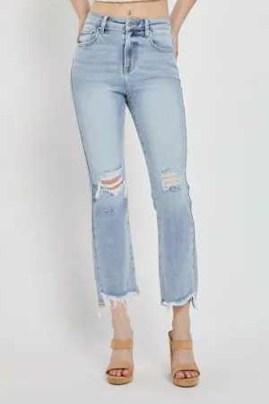 Risen High Rise Crop Flare- RDP5479L