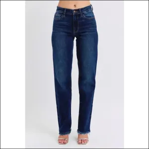 Rock the Raw Hem Straight Look and Slay Like a Jean Queen! 👖✨