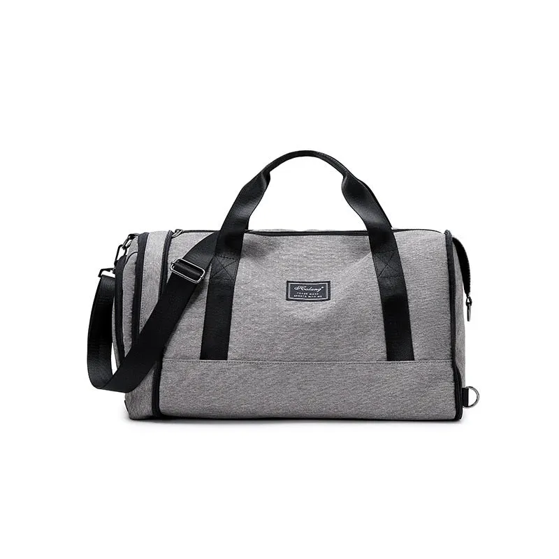 ROEGADYN large Capacity Chest Bag Folding Gym Bag Men Fitness Bag For Gym Men Waterproof Sport Bag Men Gym Bag  Shoe Compartment