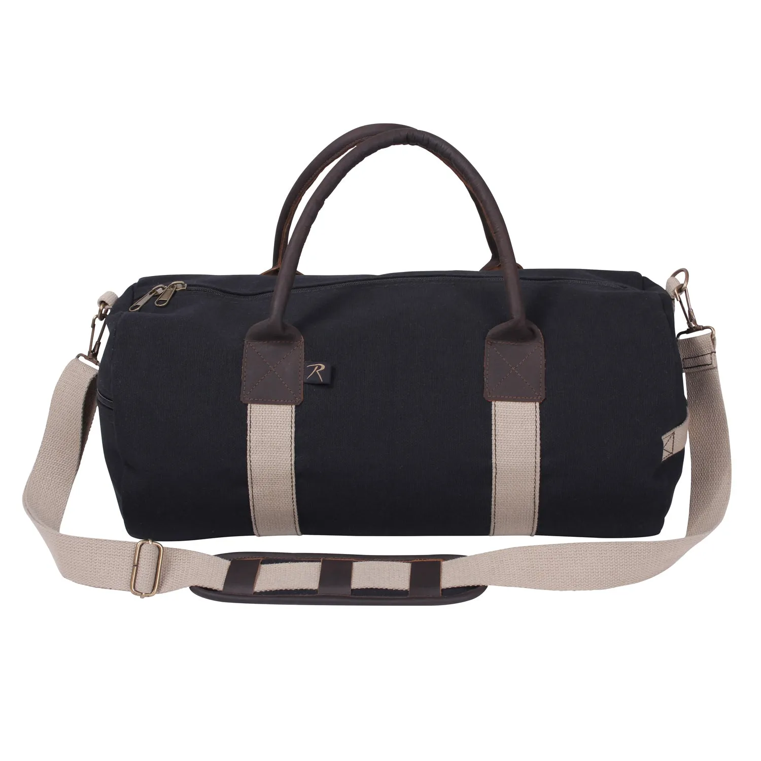 Rothco Canvas & Leather Gym Duffle Bag
