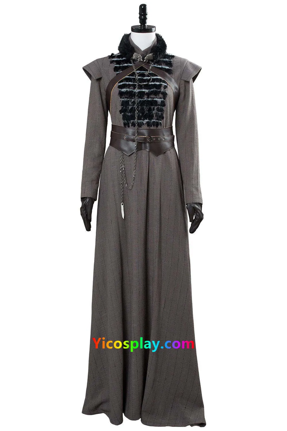 Sansa Stark Outfit Cosplay Costume Women Halloween Costume Dress