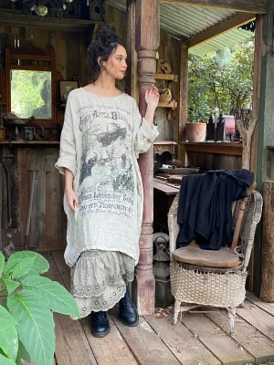 Secret Garden Linen Gauze dress.