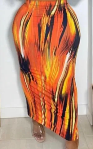 Sexy Printing Skirt