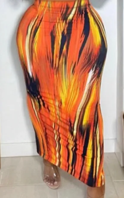 Sexy Printing Skirt