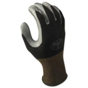 SHOWA® 370 Gloves, Nitrile Coated, 6; Small, White/Grey, 370BS-06